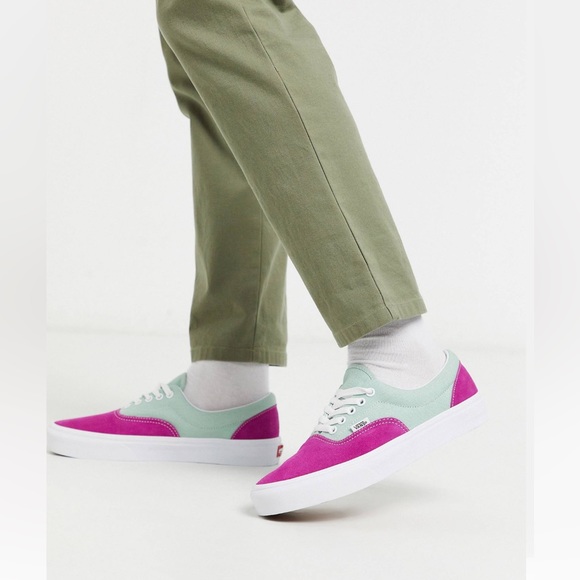 Women's Vans Sneakers Era Vintage Sport Green / Fuchsia - Picture 1 of 7